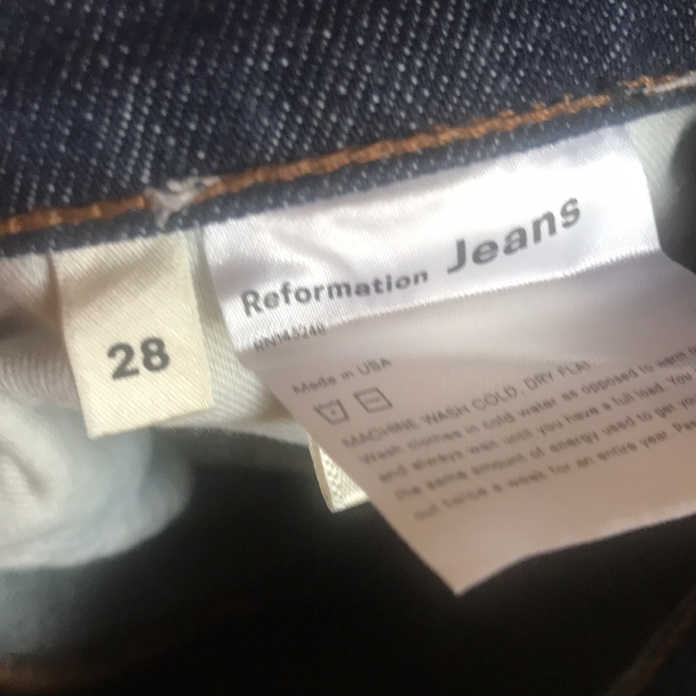 Reformation Julia High Rise Cigarette Jeans - Picture 10 of 10